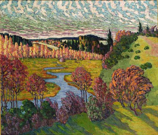 konrad magi Autumn landscape oil painting picture